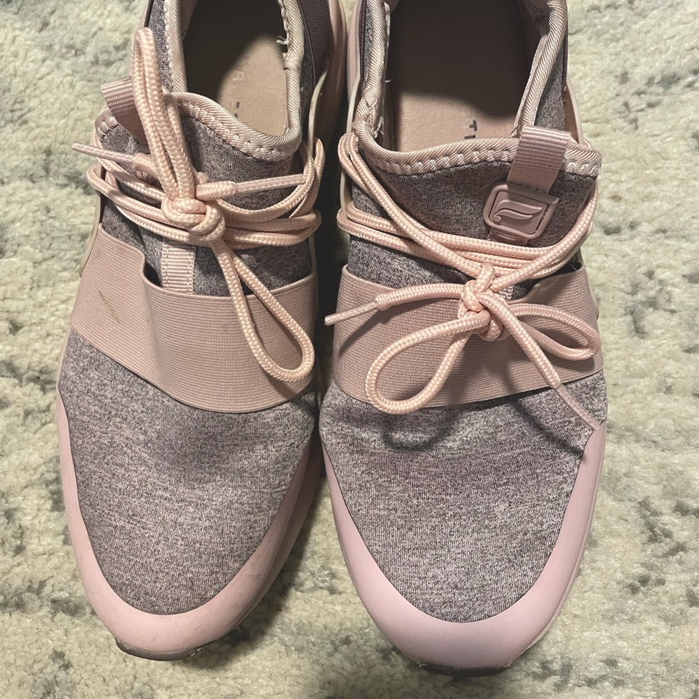 Pink sneakers